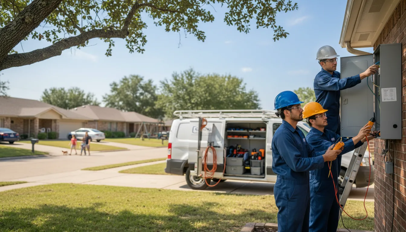 Certified electrician providing emergency electrical services in Waukee, IA
